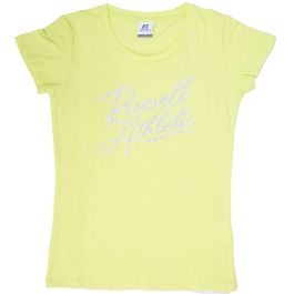 Russell Athletic SCRIPT S/S CREWNECK TEE SHIRT, ženska majica, žuta |  Intersport